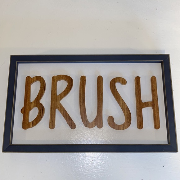 “Brush” Wall Art 💙🤎 - Picture 3 of 3